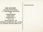 Announcement for Fischer Gallery