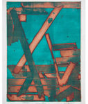 Untitled (Masking Tape Print)