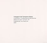 Babble, Colophon